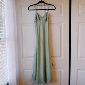 Silence + Noise Sea Foam Maxi Dress